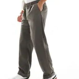 Men Striped Straight Fit Pleat-Front Chinos-image-25