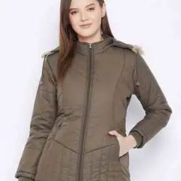 Zip-Front Bomber Jacket with Hoodie-image-19