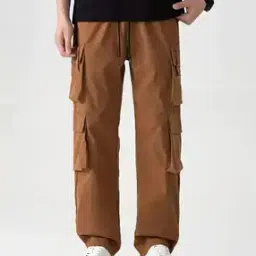 Men Relaxed Fit Cargo Pants-image-92