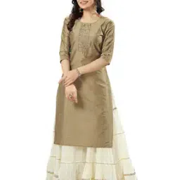 Embroidered Straight Kurti-picture-47