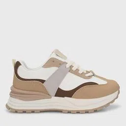 arbunore Women Panelled Low-Top Lace-Up Shoes-picture-9