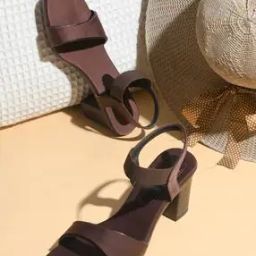 Women Open-Toe Chunky Heeled Sandals -image-50