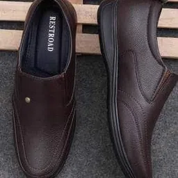 Men Regular Fit Formal Shoes with Lace Fastening-image-10