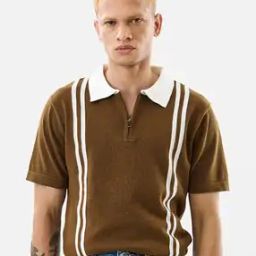 Men Stripes Polo T-Shirt-21