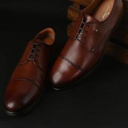 Men Cap-Toe Oxfords with Lace Fastening-image-64