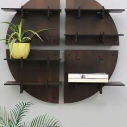 Set of 4 Textured Wall Shelf with Manual Instruction-4