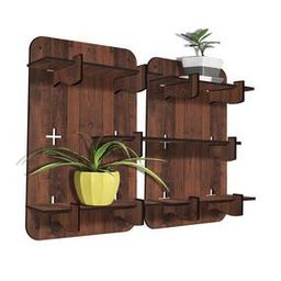 Set of 2 Textured Wall Shelf with Manual Instruction-13