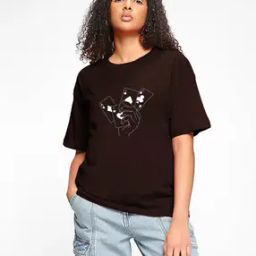 Women Graphic Round Neck T-Shirt-image-91