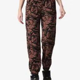 Women Printed Joggers with Elasticated Waist-image-28