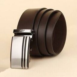 Leather Belt with Snap Buckle Closure-image-50