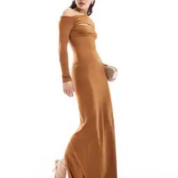 Women Bodycon Dress with Back-Slit-image-93