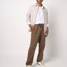 Men Flat-Front Relaxed Fit Parachute Pants-image-50