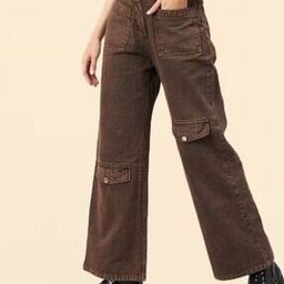 Women High-Rise Flared Jeans-image-47