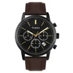 Chronograph Watch with Rose Gold Dial-23