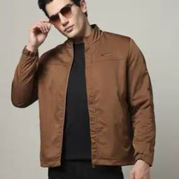 Men Slim Fit Lightweight Bomber Jacket-image-14
