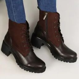 Women Lace-Up Ankle-Length Boots-image-36