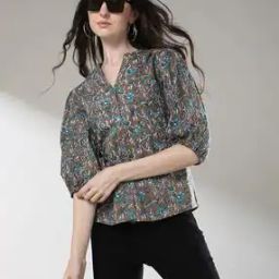 Women Floral Print Relaxed Fit Top-image-101