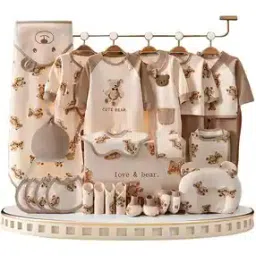 Newborn Kids Clothing Hamper Gift Set-image-52