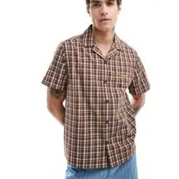 Men Checked Relaxed Fit Revere Shirt-picture-13