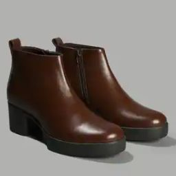 Women Ankle-Length Boots with Zip Closure-image-66