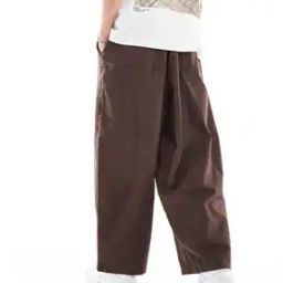 Men Oversized Balloon Flat-Front Trousers-image-53