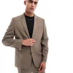 Slim Fit Twill Suit Jacket-picture-35