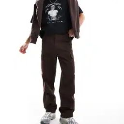 Relaxed Fit Cotton Cargo Pants-image-26