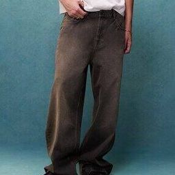 Lightly Washed Baggy Fit Jeans-picture-22