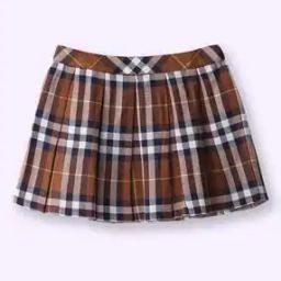 Girls Checked Flared Skirt-picture-15