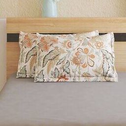 Set of 2 Floral Print Pillow Covers-45