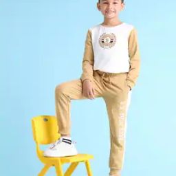 Boys Brand Print Joggers with Insert Pockets-image-78