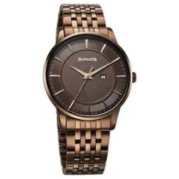 Men Wedding Analogue Watch with Stainless Steel Strap-77153QM02-image-4