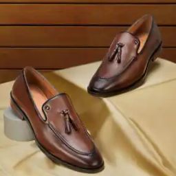 Men Low-Top Leather Tassel Loafers-image-92