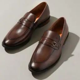 Men Low-Top Round-Toe Penny Loafers-picture-12