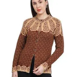 chatanya Women Wool Cardigan with Button Closure-picture-37