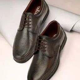 Men Round-Toe Derbys with Lace Fastenings-image-8