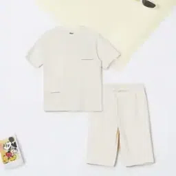 Boys Embossed Shorts Set-image-79
