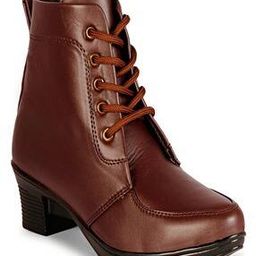 Women Ankle-Length Boots with Lace Fastening-image-21