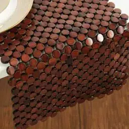 Textured Bamboo Table Runner Runner 37" x 12"-33