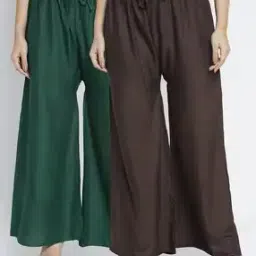 jinfo Women Pack of 2 Palazzos-picture-3