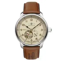 zeppelin Analogue Watch with Leather Strap-96665-picture-21