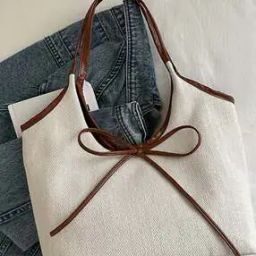 lulu & sky Women Tote Bag with Bow Accent -picture-18