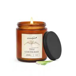 Aromahpure Premium Black Screw Jar Candle -23