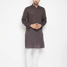 Solid Full-length Sleeve Kurta-image-16