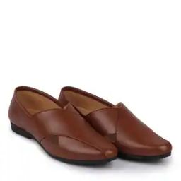 Pointed Toe Slip-on Juttis with Flat Heels-picture-11