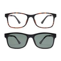 Unisex Happster Sun On Square Full-Rim Frame-AMSTJ003-45