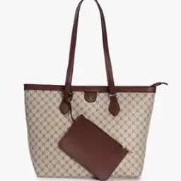 Women Floral Print Tote Bag with Coin Pouch-image-79