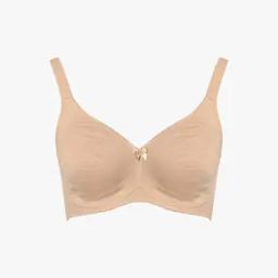 1250 Wirefree Non-Padded Super Combed Cotton Elastane Stretch Full Coverage Everyday Bra with Contoured Shaper Panel and Adjustable Straps-27