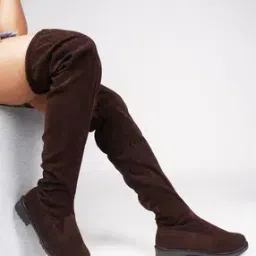 Women Lace-Up Knee-Length Boots-picture-48