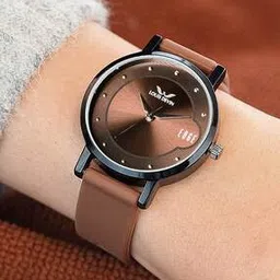 LD-LR192-BRWNMen Round Analogue Watch-image-1